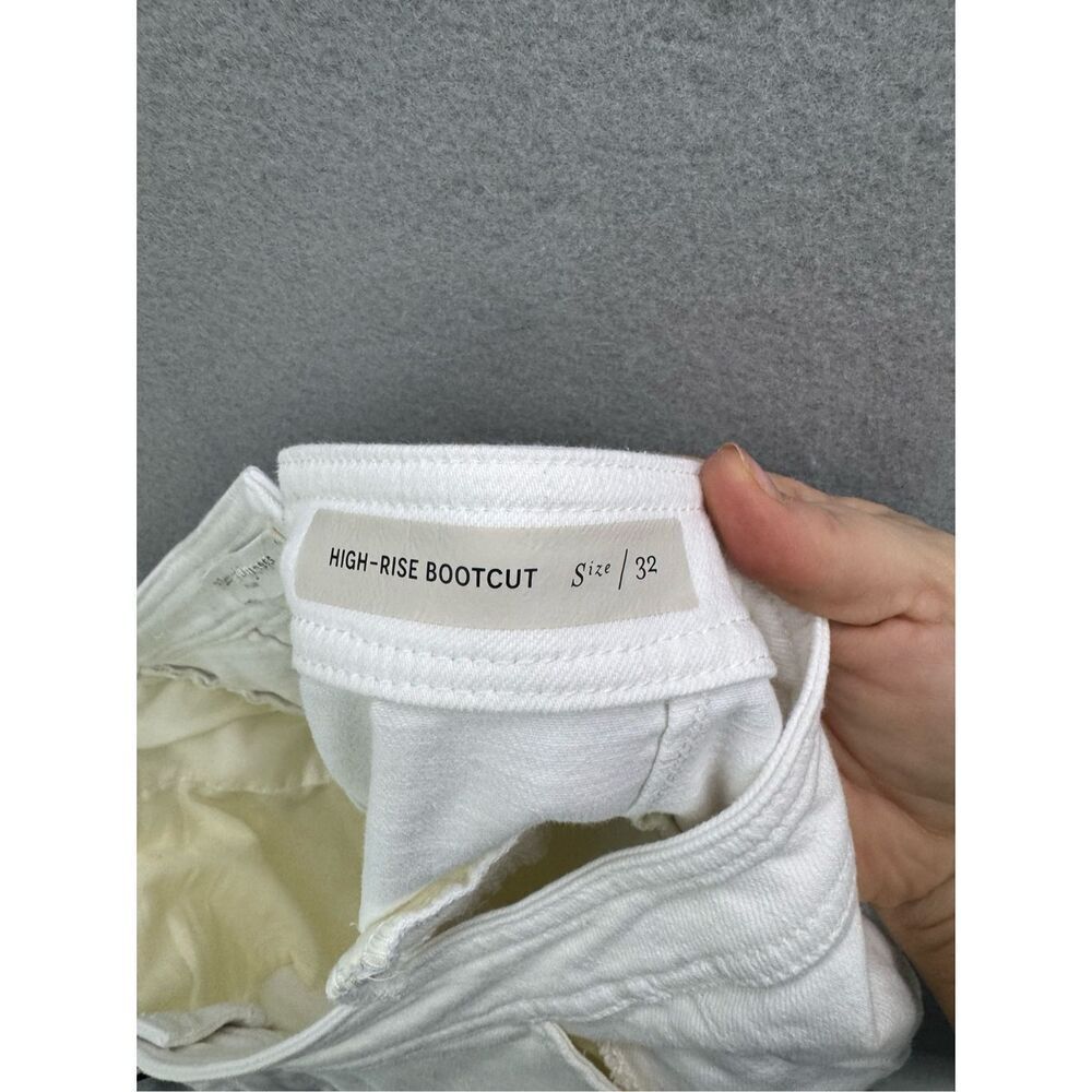 Anthropologie x Pilcro and the Letterpress High-Rise Bootcut Jeans White Size 32 - Picture 6 of 12